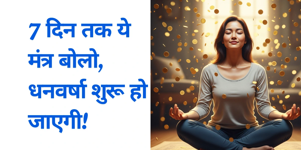 7 दिन तक ये मंत्र बोलो, धनवर्षा शुरू हो जाएगी!